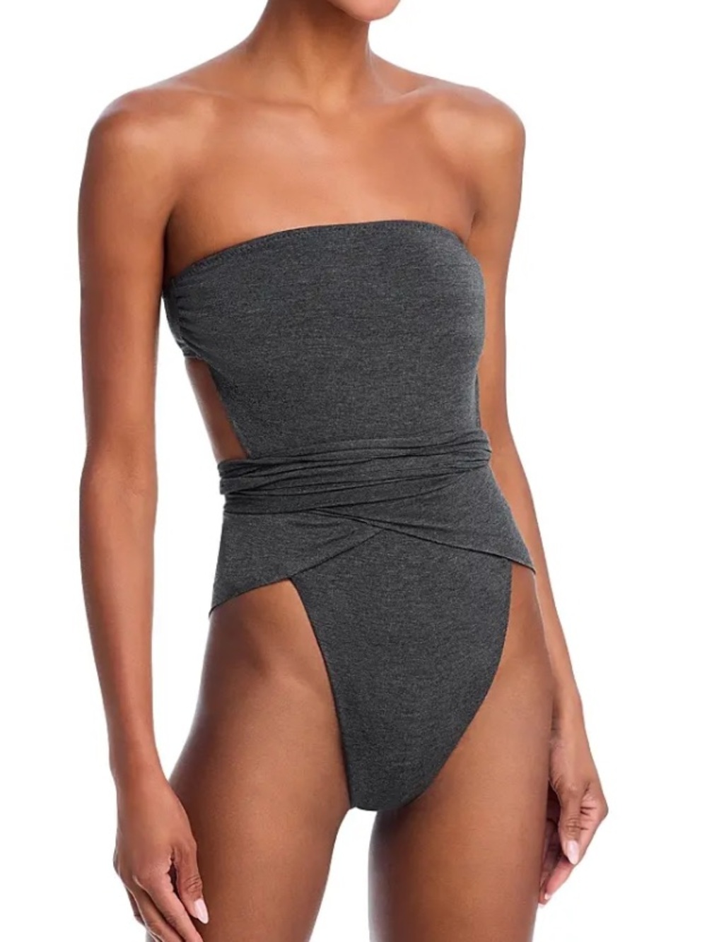 NORMA KARMALI Diaper Mio Strapless One-Piece Swimsuit Size M